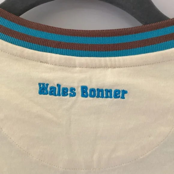 Wales Bonner Organic Cotton Graphic Tshirt Spirit Sound - Picture 4 of 9